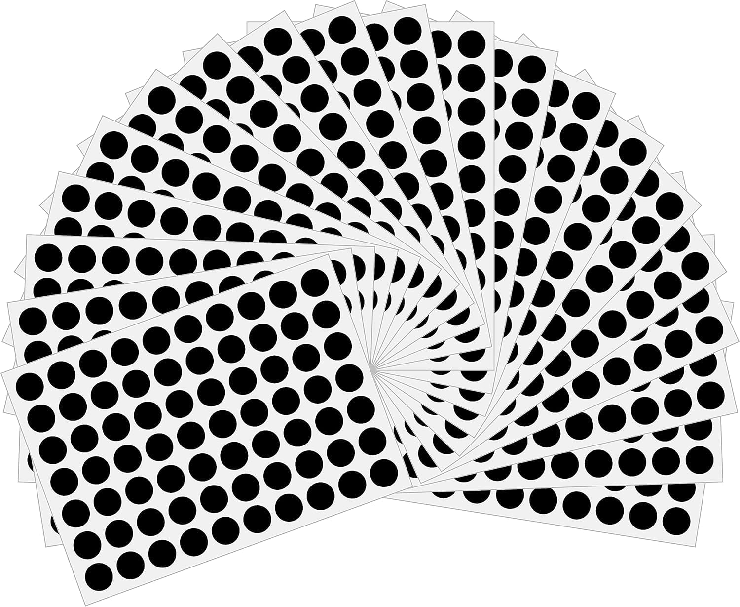 Hybsk 1400Pcs Dot Stickers 10Mm Colour Sticker 20 Sheets Assorted Colour round Coding Circle Stickers Dots for Envelopes Paper Scrapbook (10 Colors)