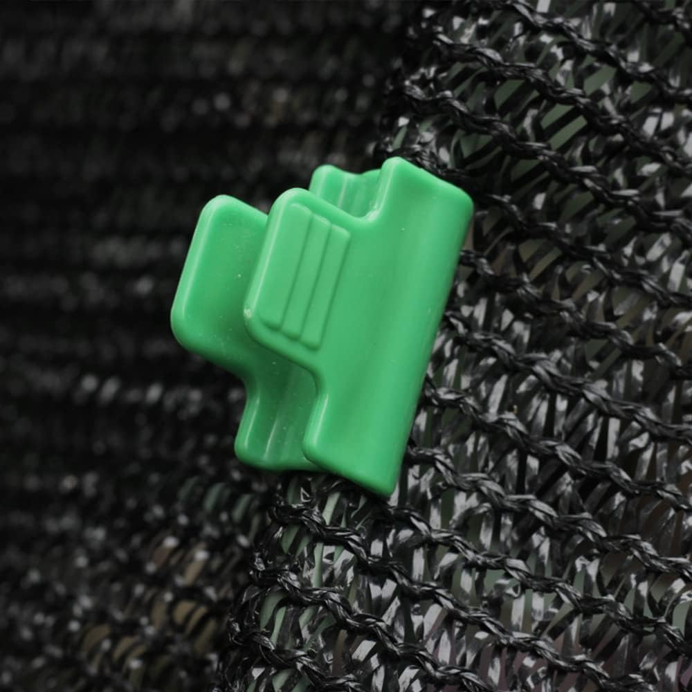 30PCS Greenhouse Clamps Garden Film Row Cover Netting Tunnel Hoop Clip Strong Grip for Greenhouse Films, Pipe Networks, Shade Nets(16Mm/0.63In) image number 5