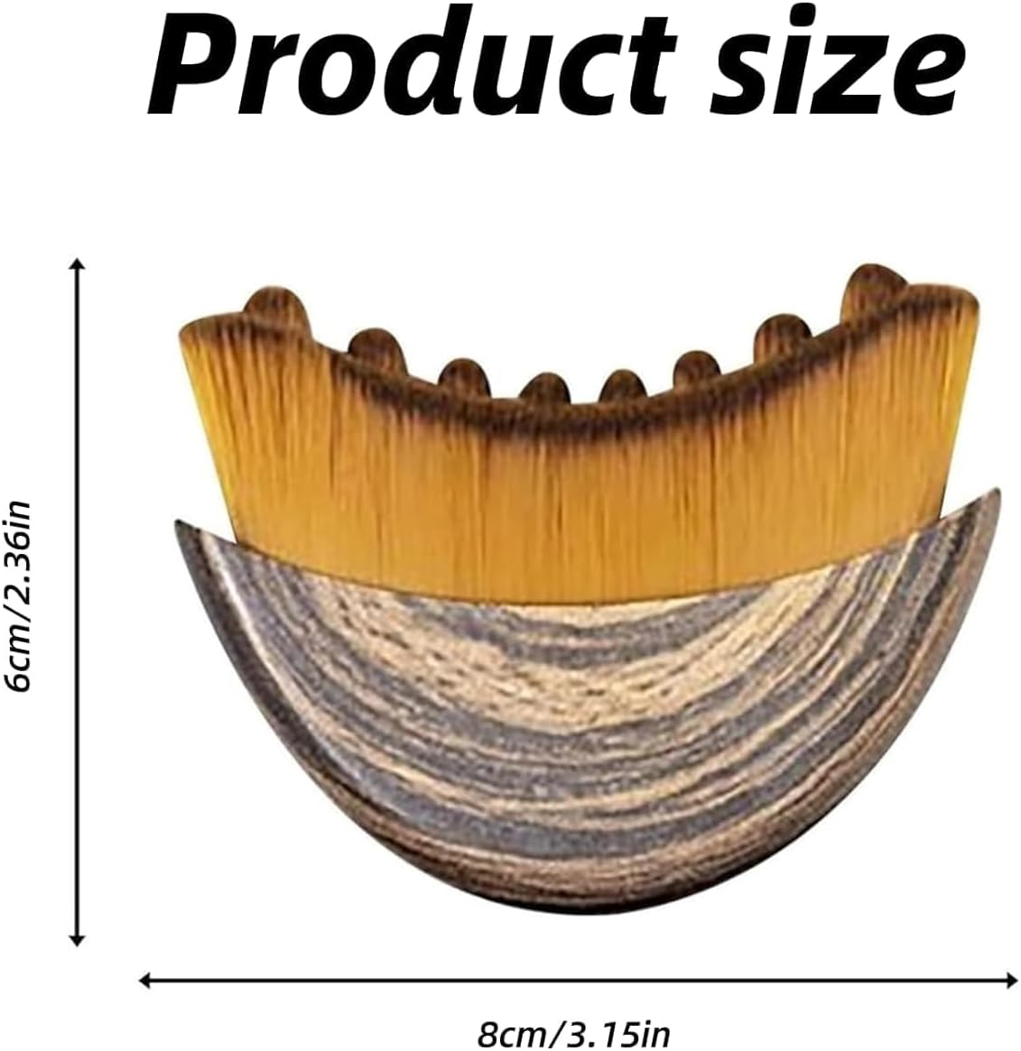 Dry Brush for Face, Lymphatic Contour Face Brush, Afeamo Chin & Jawline Sculpting, Facial Sculpting Skin Care Tool for Face, Lymphatic Drainage Massage with Ergonomic Design image number 1