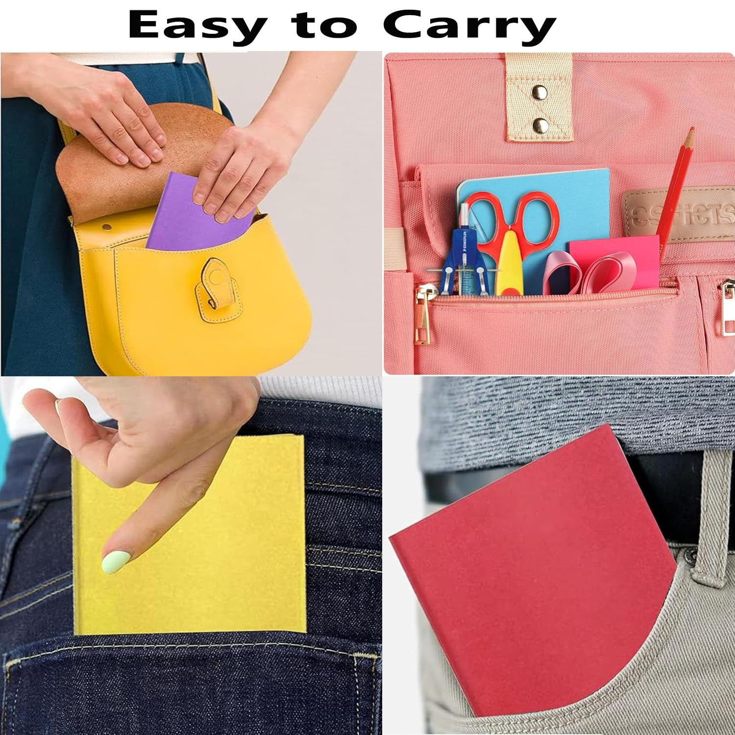 MNSYJK 24 Pack A6 Small Pocket Notebooks,3.5" X 5.5" Mini Colorful Lined Notepad,30 Sheets/60 Pages,Journal Memo Notepad,For Students, Traveler, School Supplies(12 Colors) image number 3