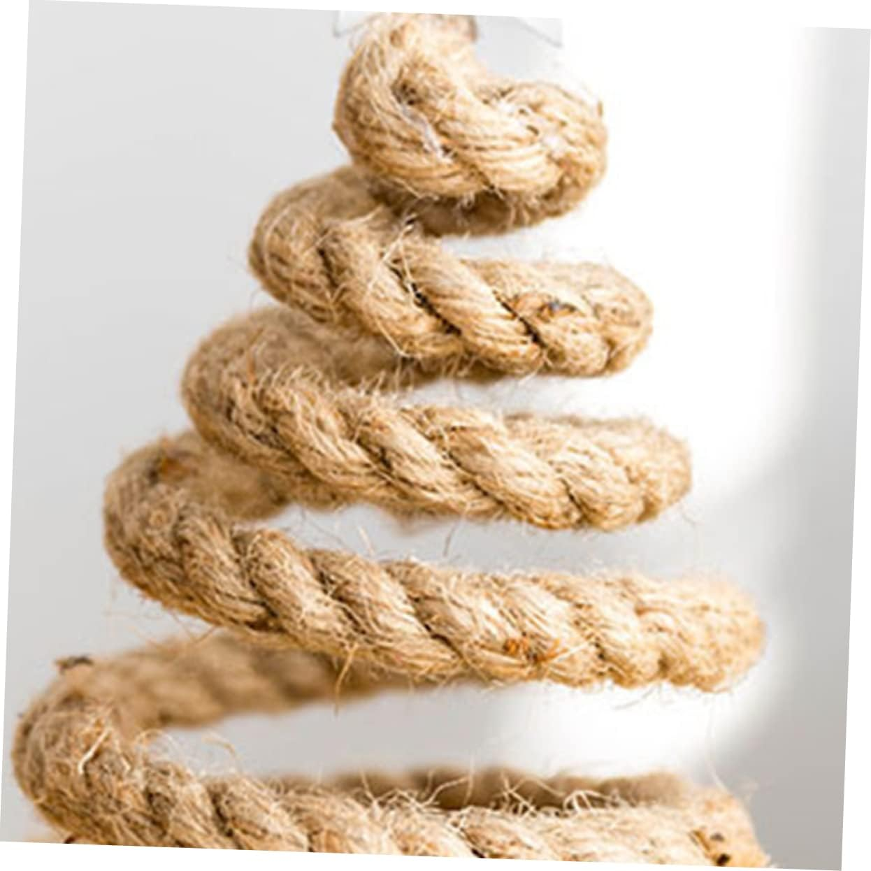 Mikinona Rope Mini Christmas Tree Ornaments DIY Desktop Decor Christmas Tree Adornments Outdoor Decorations Present for Friends image number 2