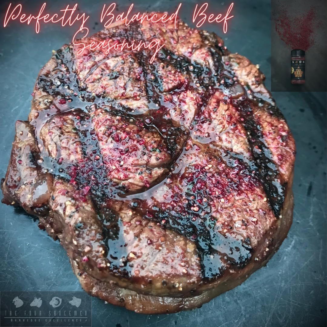 The Four Saucemen Original BBQ Rubs Set - Premium Blends for Chicken, Beef, Lamb, Pork - Award-Winning Barbecue Seasoning Gift Pack image number 3