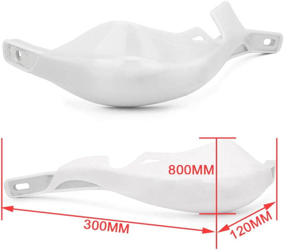USTPO Dirt Bike Hand Guards Motorcycle Handguards Universal 7/8" 22Mm 1 1/8" 28Mm Bar for FE 701/SM 501/S 450 350/S 250 TE 150 250/I 300/I FC 250 350 450 TX125 Dirt Pit Bike ATV White image number 4