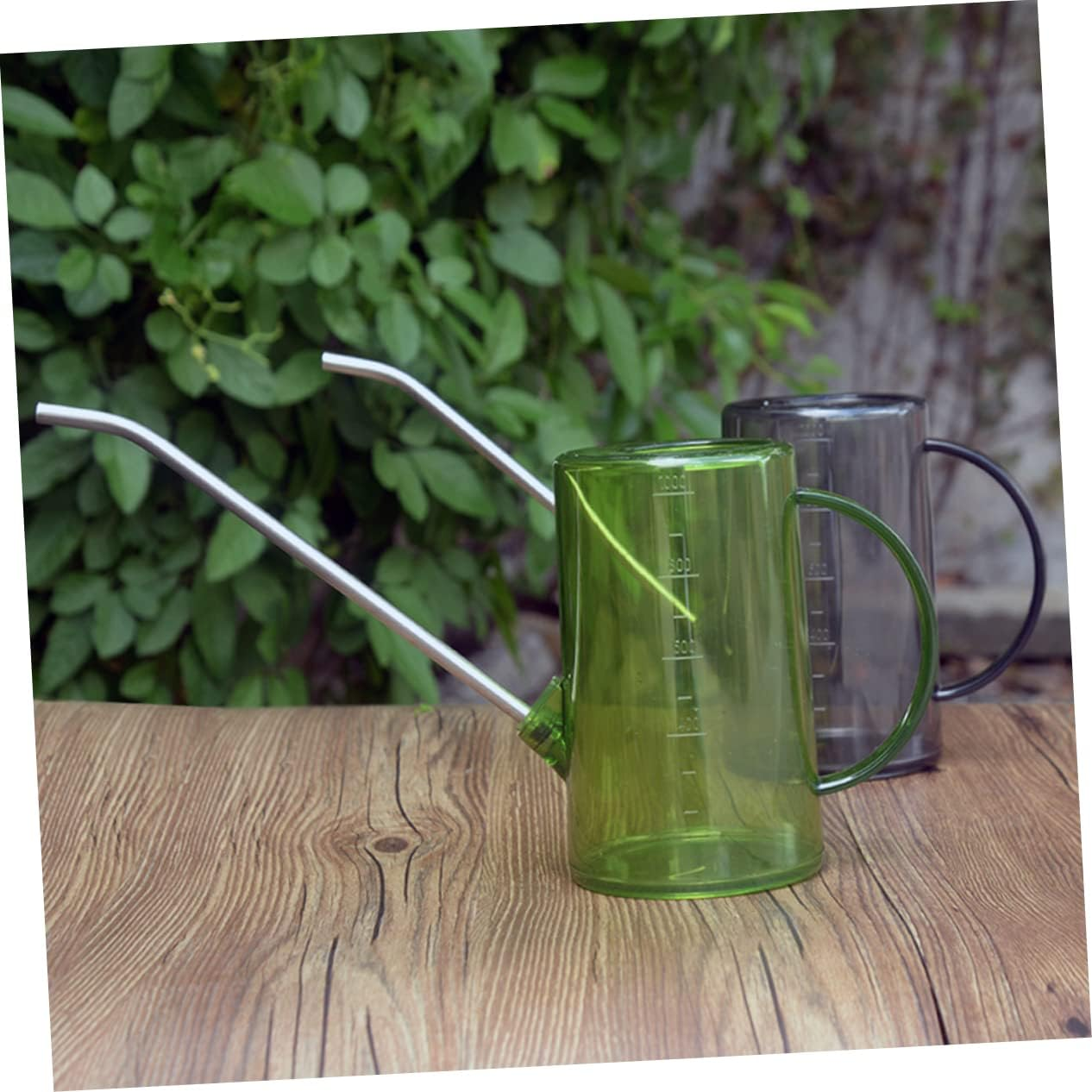 Yardenfun Watering Can Long Mouth and Scale for Flower Gardening and Succulent Watering Made of Plastic Material image number 6