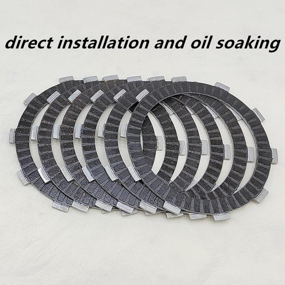 Clutch Kit Carbon Fiber Friction Plates & Heavy Duty Springs Gasket for Honda Fourtrax 300 TRX300 TRX300FW TRX350D Fourtrax Foreman 350 1987-2000