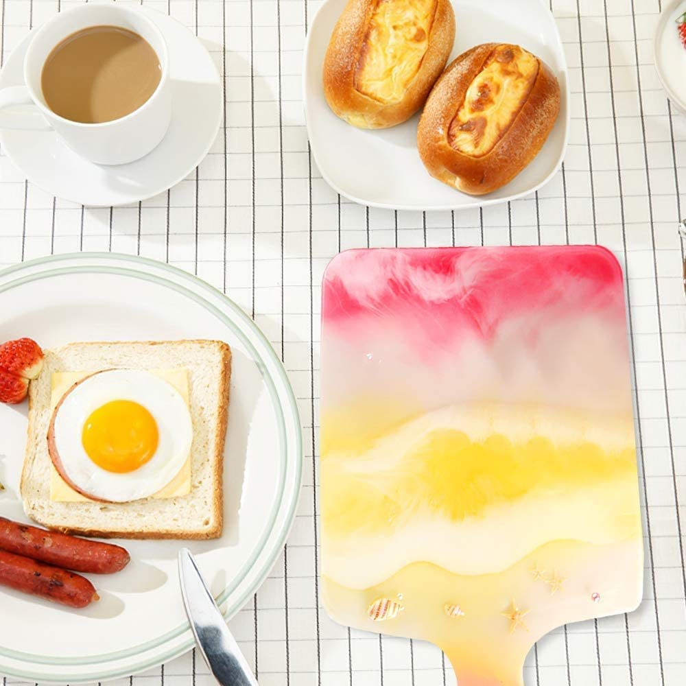 Resin Silicone Tray Molds, Epoxy Casting Mold for DIY Large Rectangle Serving Cutting Board with Handle, Kitchen Essential for Home Decoration and Crafting image number 3