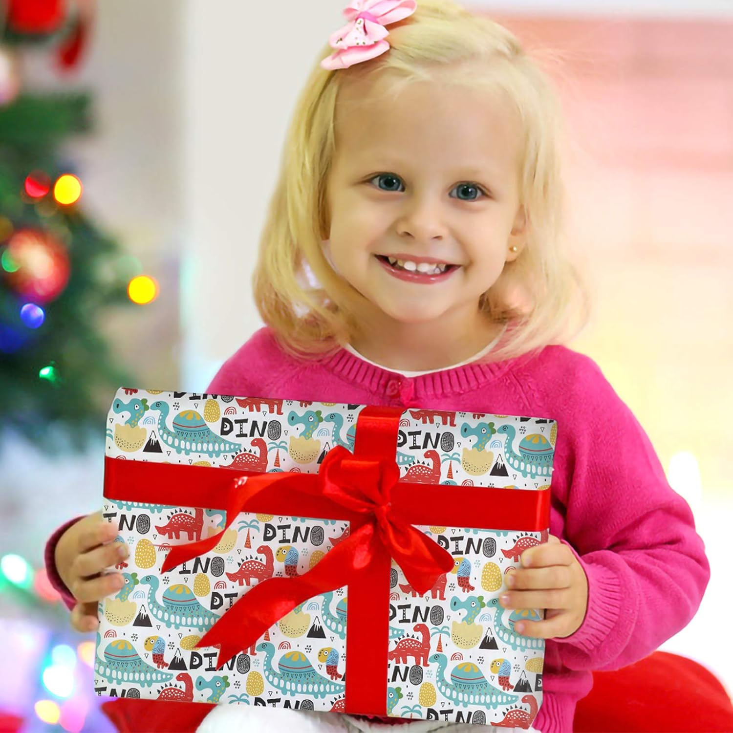 12 Sheets Package Papers Gift Wrapping Paper, Eco-Friendly Recycled Kids Wrapping Paper, Ideal for Birthday, Party, Anniversary, Paper Unfolded Size 70 * 50Cm (A) image number 5