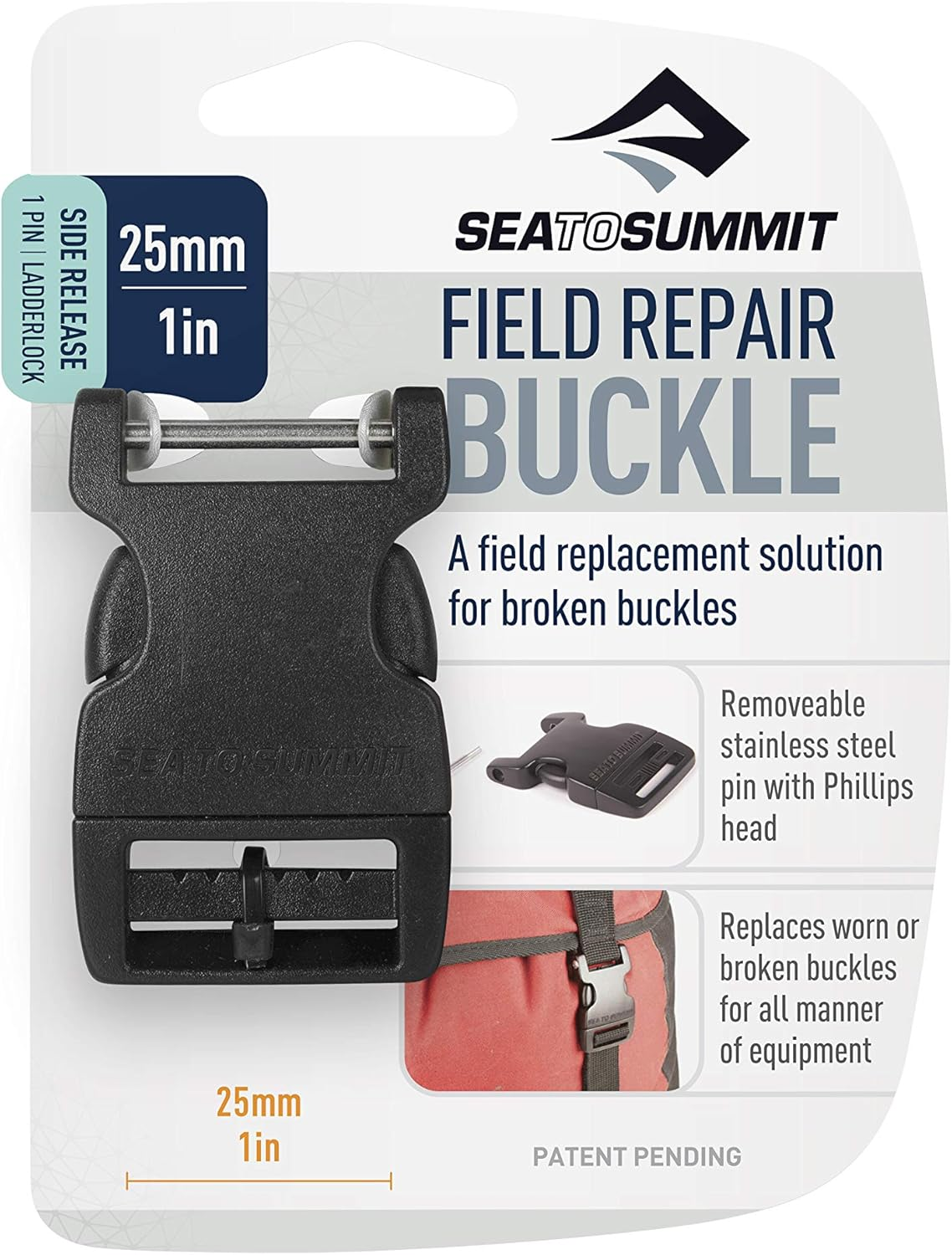 Sea to Summit Field Repair Buckle with Removal Pin(S) image number 1