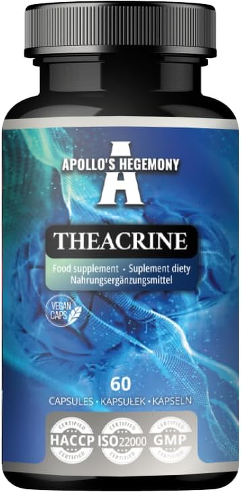 Theacrine 125Mg - 60 Vegan Capsules - Natural Alkaloid from Tea for Enhanced Focus and Energy - 2 Month Supply - Diet Supplement from Apollo'S Hegemony image number 5