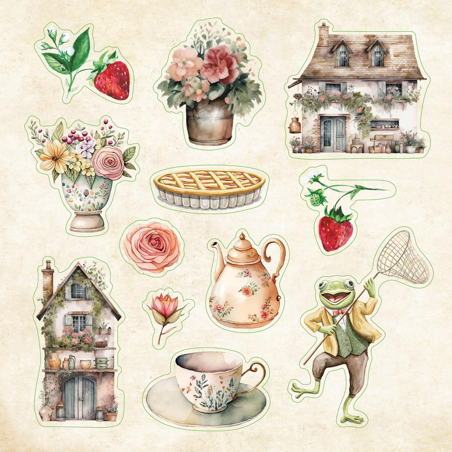 Cottagecore Sticker Book (Over 650 Stickers!) image number 3