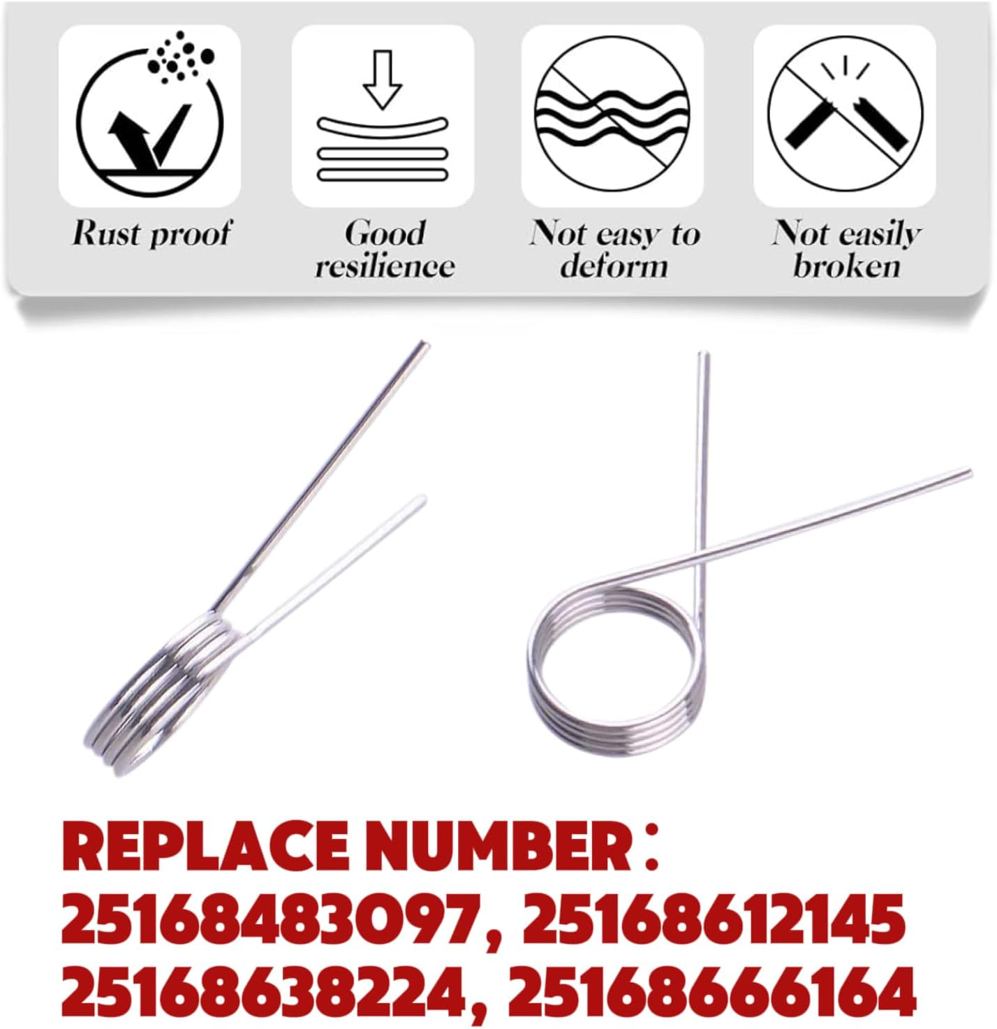 Car Part Torsion Spring for Gearshift Steptronic Repair for Mini Cooper F56 | F55 2013-2019 | Clubman F54 | Cabrio F57 | BMW X1 F48 F49 2016-2019 OE#25168666164 25168483097 image number 1