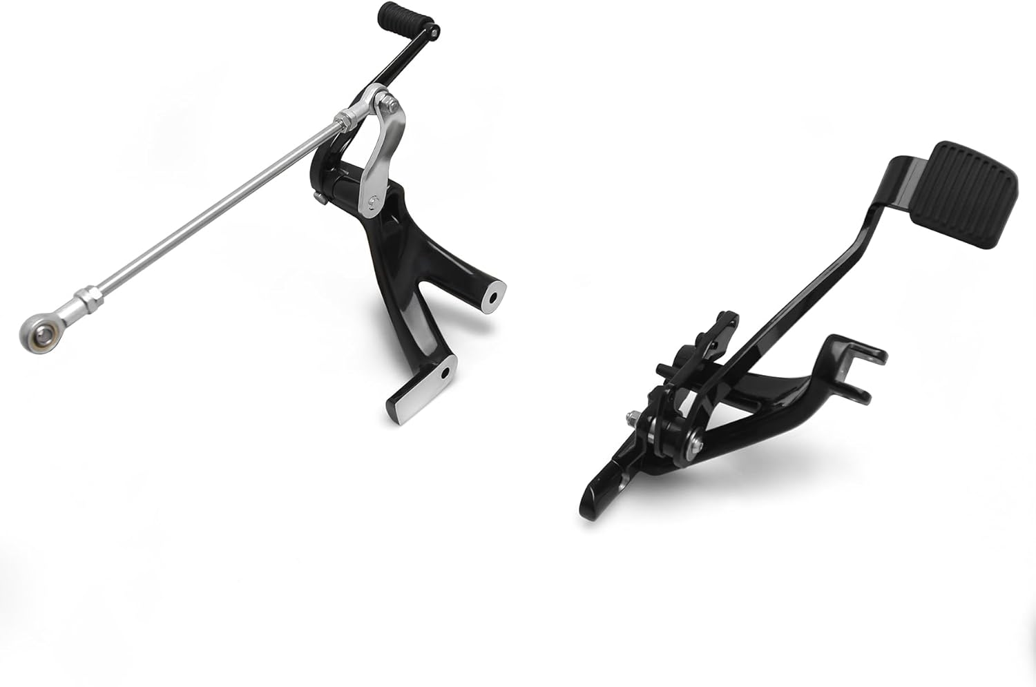 For Harley Softail Rider Extended Standard Forward Control Kit W/Footboards Floorboards 2018-Up (Black Forward Control)