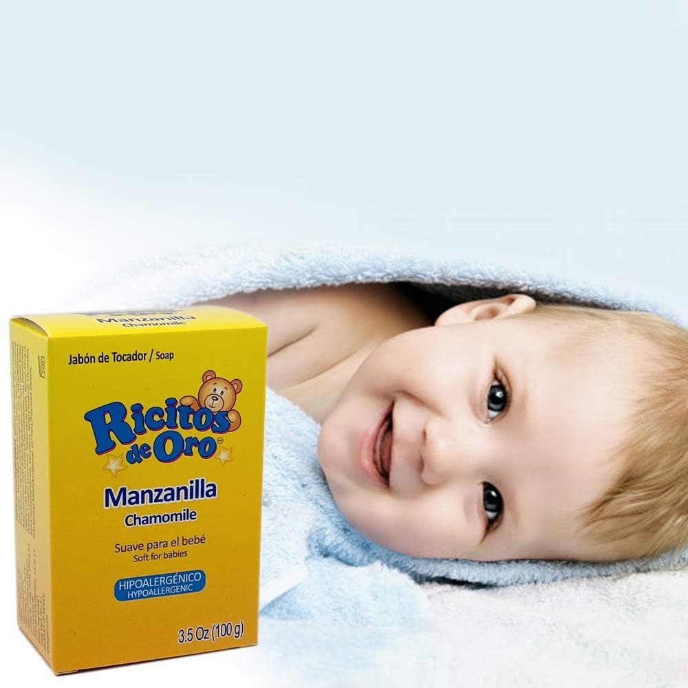 Grisi Ricitos De Oro Hypoallergenic for Babies Bar Soap 3.5 Oz (Pack of 6) image number 2