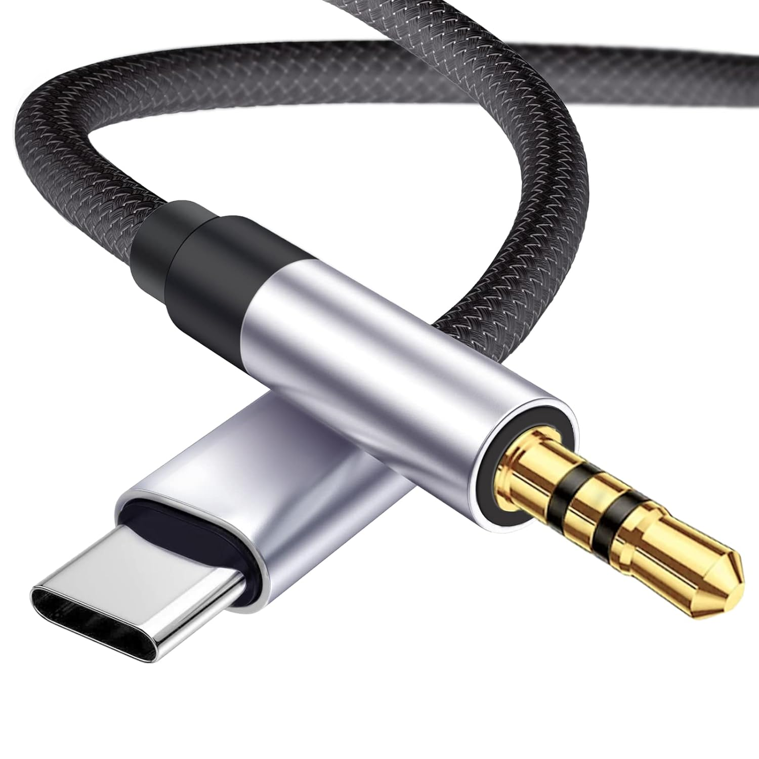 T Tersely 1M USB C to 3.5Mm Aux Cable for Samsung S26/S25/S24/Fold/Flip, for Iphone 17/16/15 Pro Max/Pro, Type C Headphone Adapter Car Stereo Audio Speaker Jack Cord for Ipad Pro Air, for Pixel