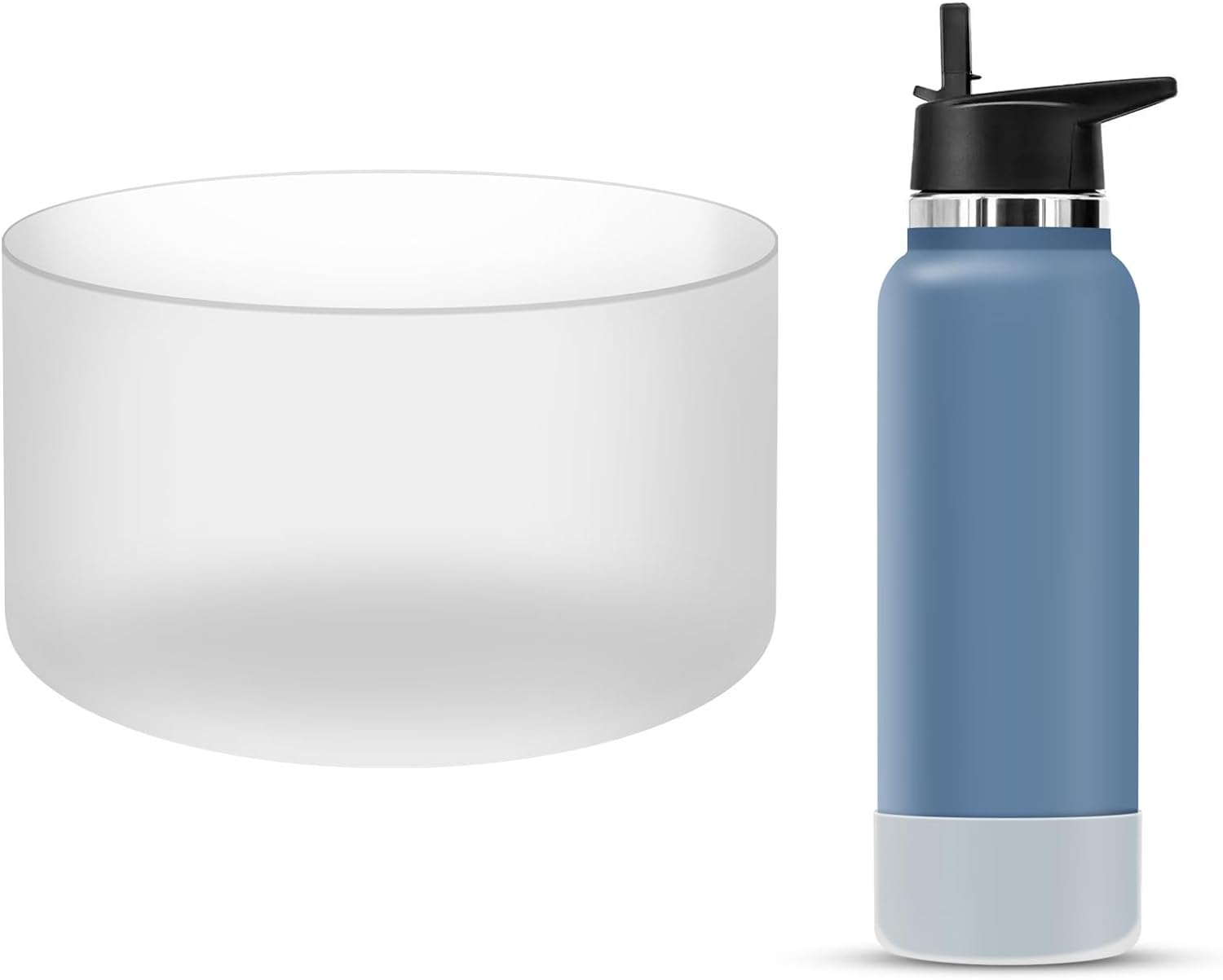 Protective Silicone Boot for Hydro Flask Water Bottles, Universal Anti-Slip Protective Sleeve for 12Oz - 40 Oz Water Bottles image number 6