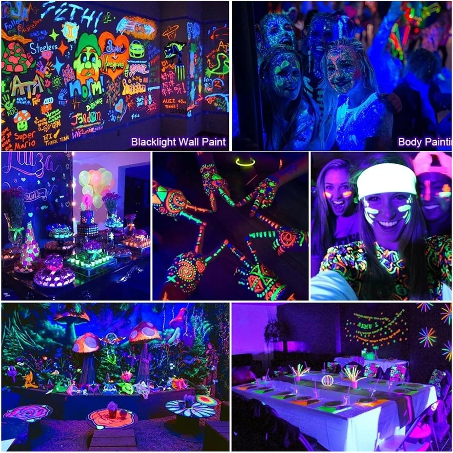 200/300W Purple Black Light 395Nm UV Curing Fluorescent Detection Lamp for Shadowless Glue Green Oil Resin for DIY Enclosures(100W) image number 2