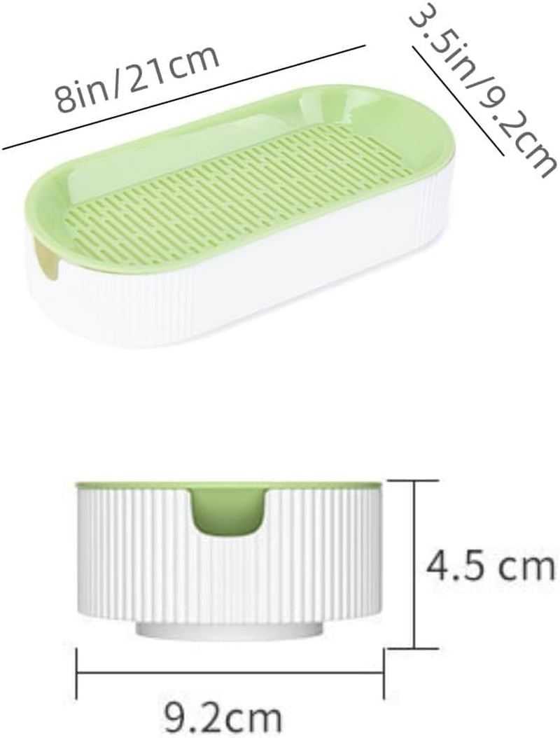 3 Pcs Cat Grass Planter, Hydroponic Cat Grass Planter,Planting Box,Soilless Culture Growing Kit, Nursery Planting Box for Indoor, (Yellow Green Blue) image number 2