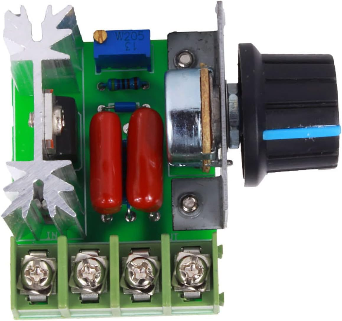 Joyzan Motor Controller, Driver Speed Regulator Low Voltage Dc Controller Adjustable Volt Attenuators Pressure Regulating for Wired Thermal Water Heater Electric Stove Lighting Dimmer Thermostat image number 3