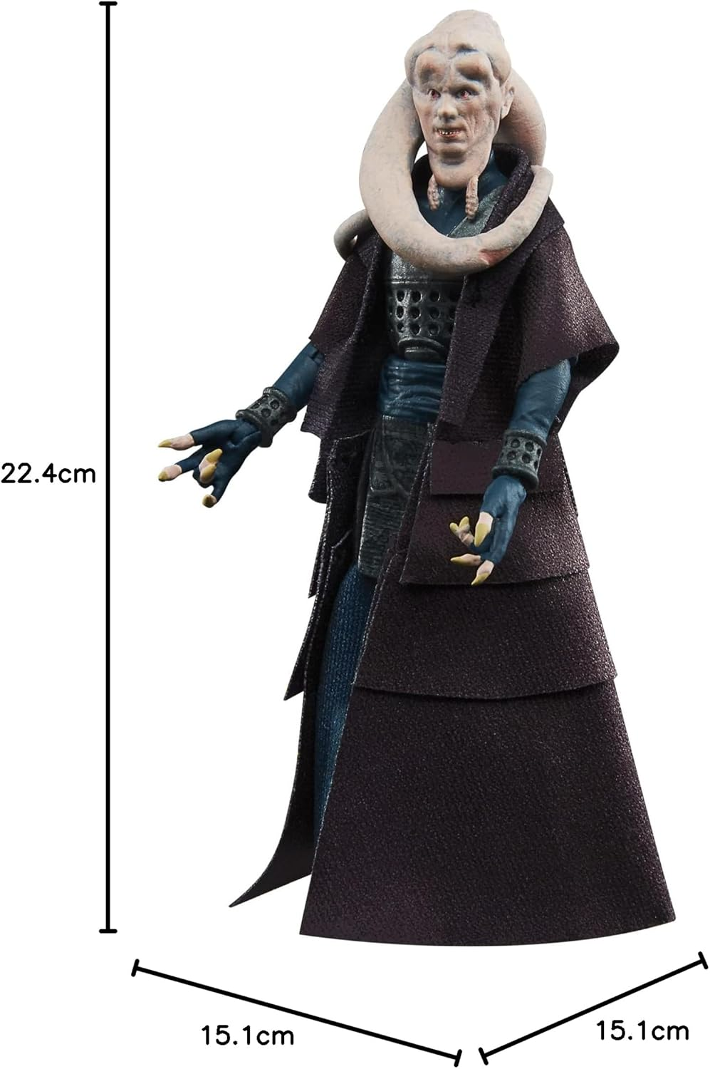 Star Wars the Vintage Collection Bib Fortuna Toy, 3.75-Inch-Scale Return of the Jedi Back Action Figure, Toys for Ages 4 and Up image number 1