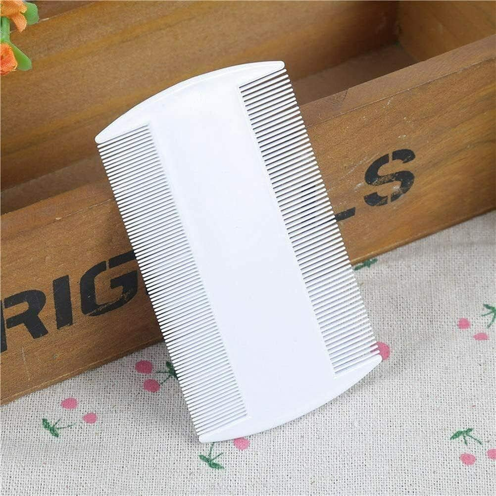 5 Pieces Plastic Comb Removal Dandruff Hair Stain Flea Lice Combs Double Sided Fine Tooth Flea Hair Combs Hair Grooming Combs image number 5