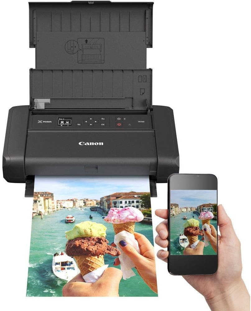 Canon PIXMA TR150 Wireless Portable Printer image number 3