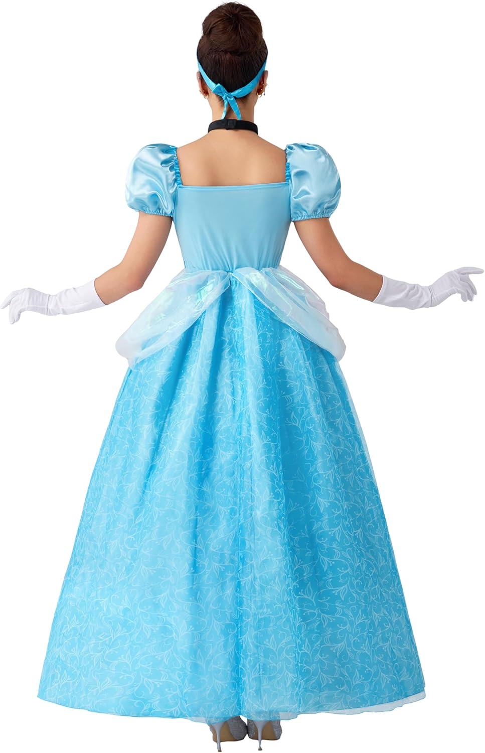 Spooktacular Creations Adult Princess Costume, Halloween Costume Woman Role Play, Blue Princess Dress image number 6