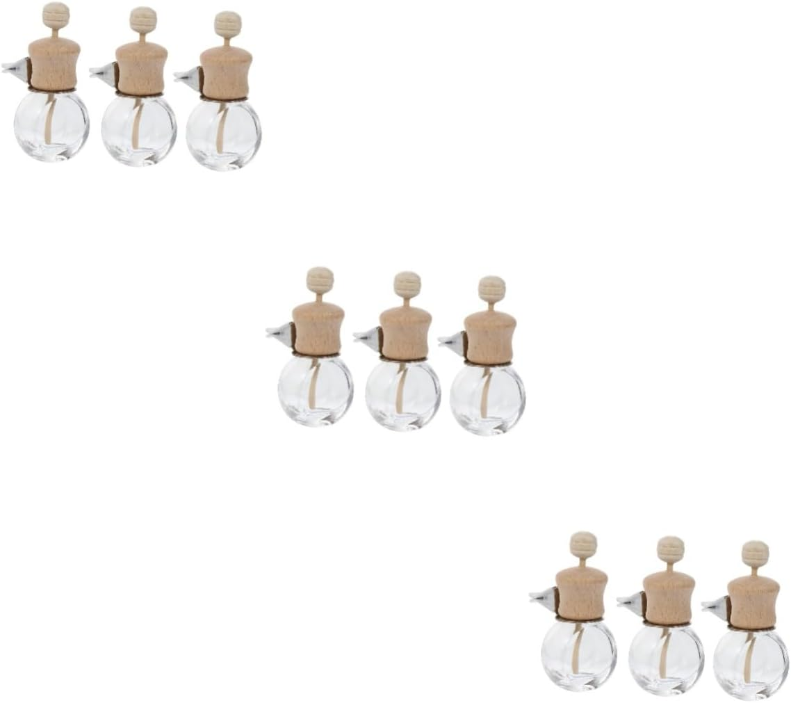 Ciieeo 3Pcs Car Diffuser Bottles Perfume Bottle for Auto Fragrance Aromatherapy Air Fresheners Easy Install for Car Elegant Design For