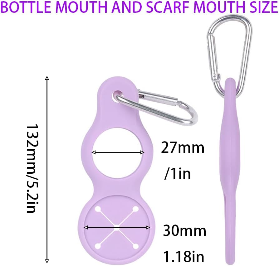 Outdoor Water Bottle Clip, Sports Water Bottle Clip, Backpack Water Bottle Clip, Bottle Clip Strap, Pack of 6 image number 1