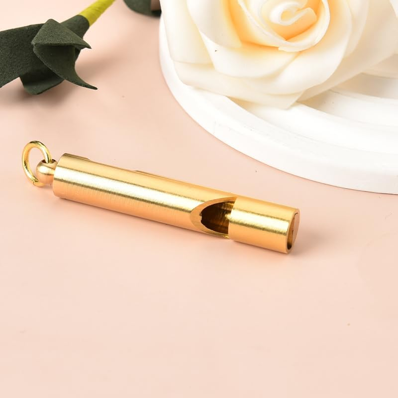 Cat Dog Whistle Training Recall Hunting Emergency Whistle Survival Loud Keychain Hiking Safety Whistle Gold Coach Police Whistle for Adults Sports Camping Bottle Opener Whistle Keychain image number 5