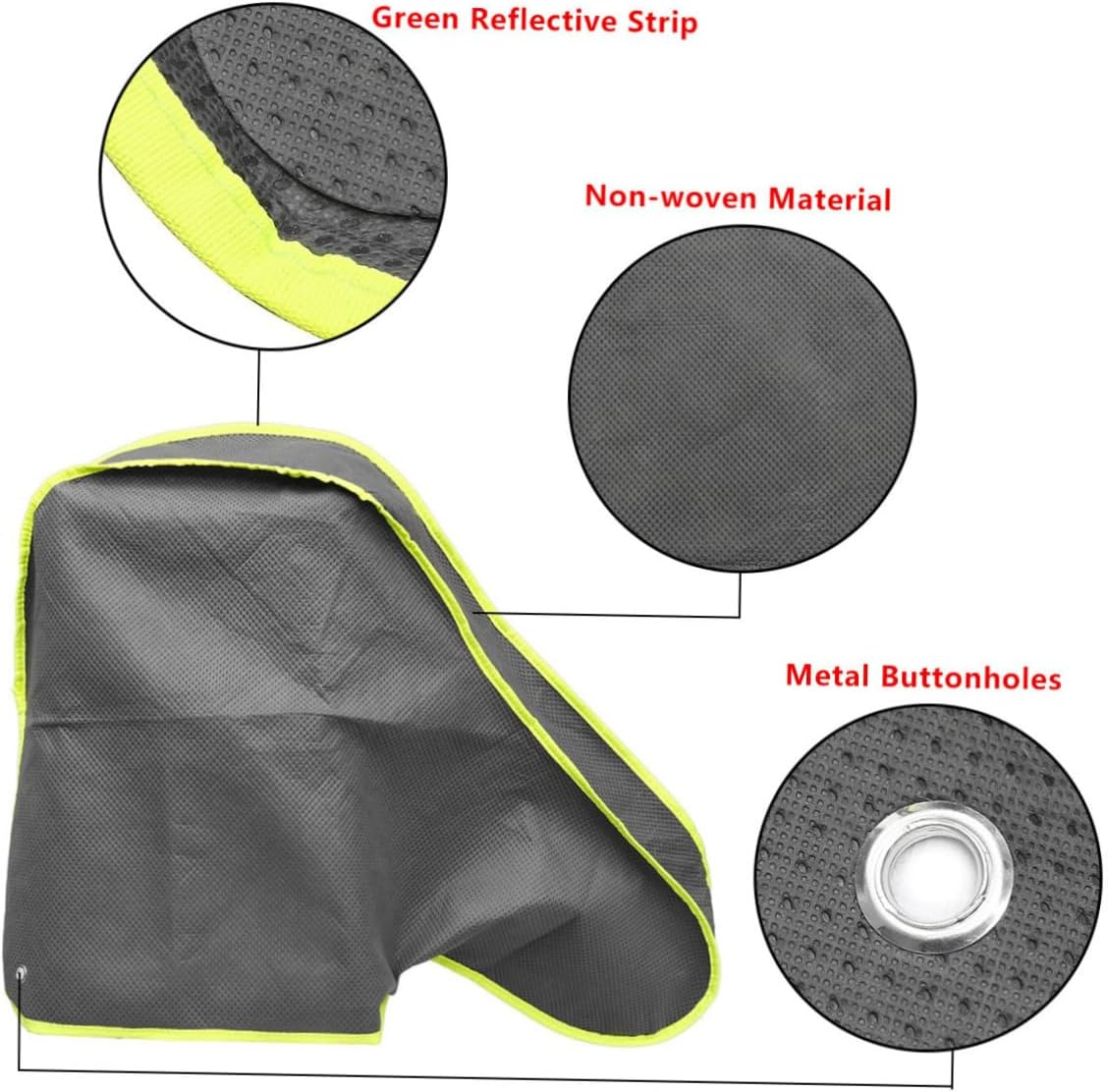 4-Layer Non-Woven Fabric Waterproof Trailer Hitch Cover Protector for Caravan and Tow Bar, Dust and Rain Resistant Tow Tongue Cover for Outdoor Towing Accessories image number 1