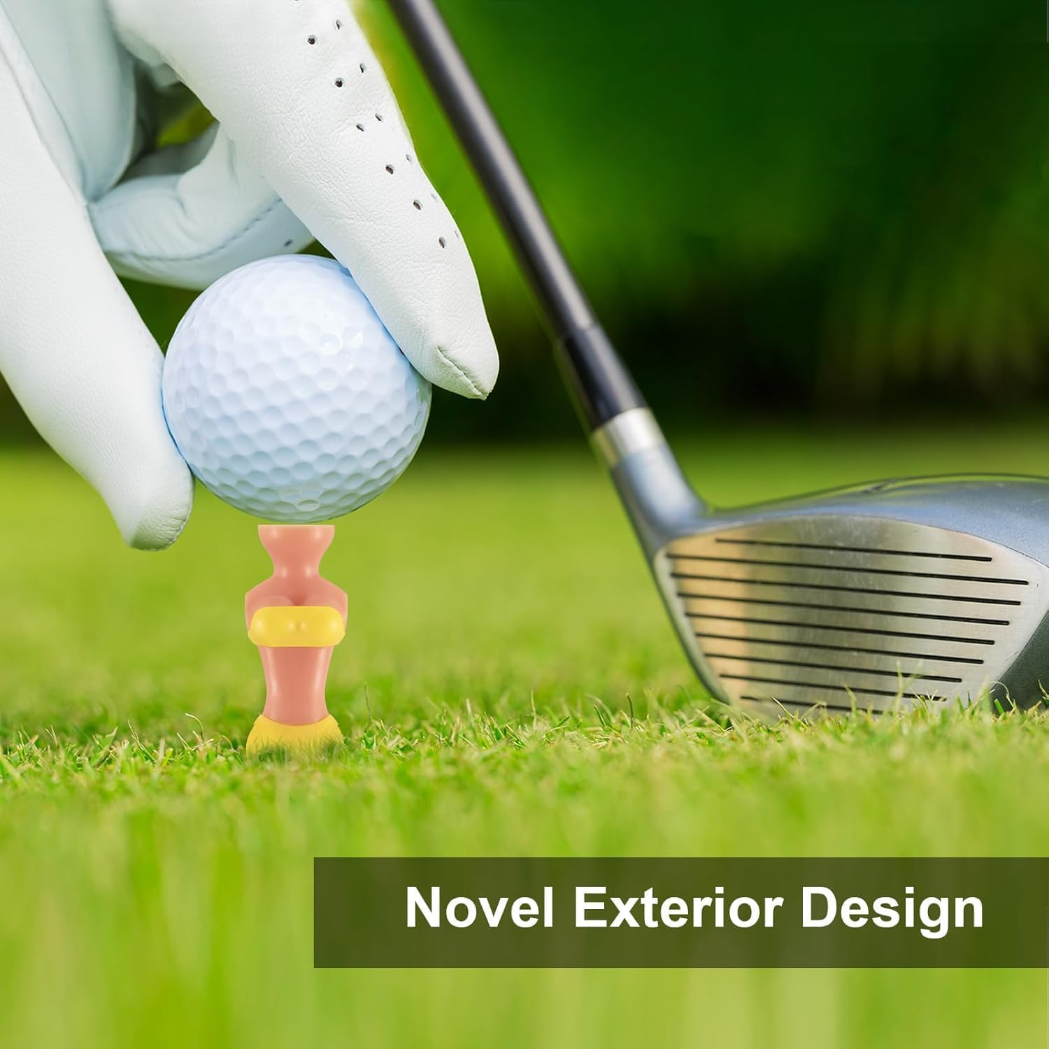 15 Pieces Funny Golf Tees Lady Girl Golf Tees, 76 Mm/ 3 Inch Plastic Pin up Golf Tees, Home Women Golf Tees for Golf Training Accessories Uncle Father Present Men Gift Bachelor Party