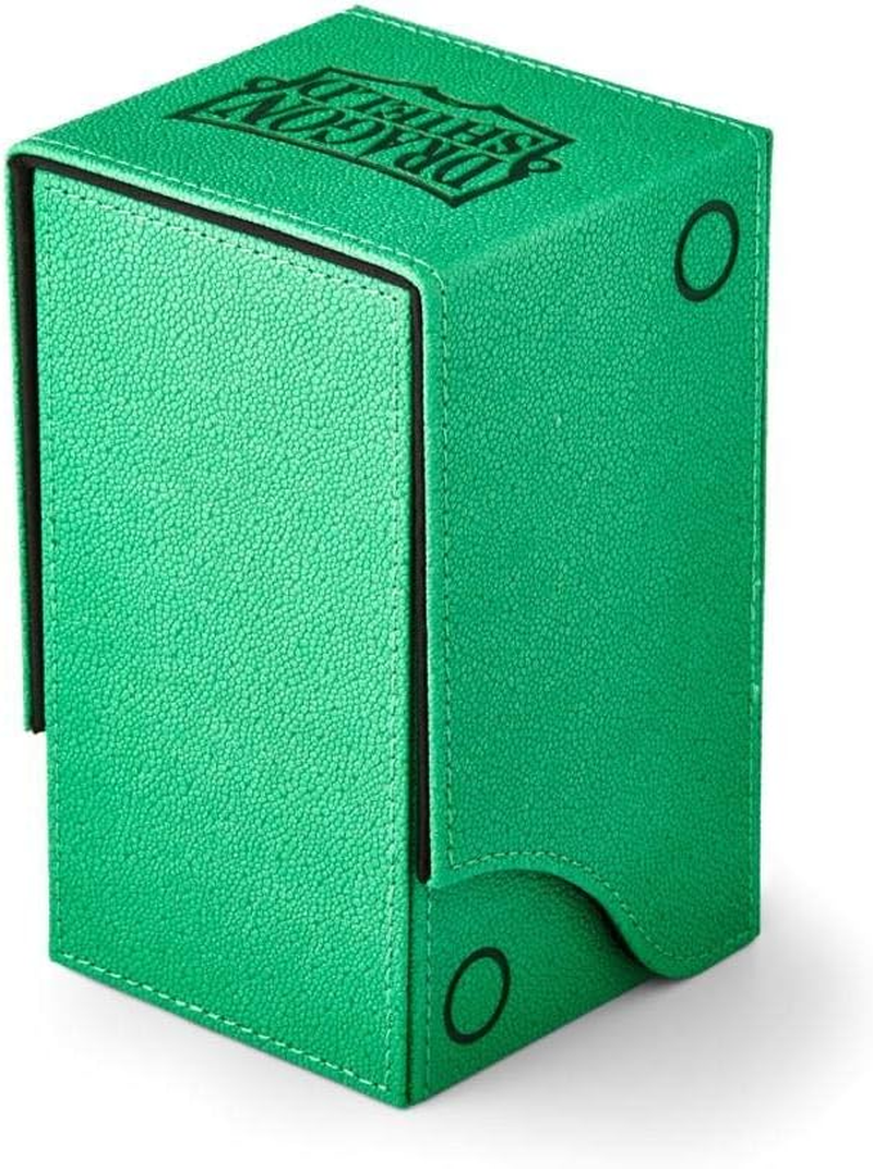 Dragon Shield Nest plus Deck Box, Light Green/Black - Light Grey/Black image number 2