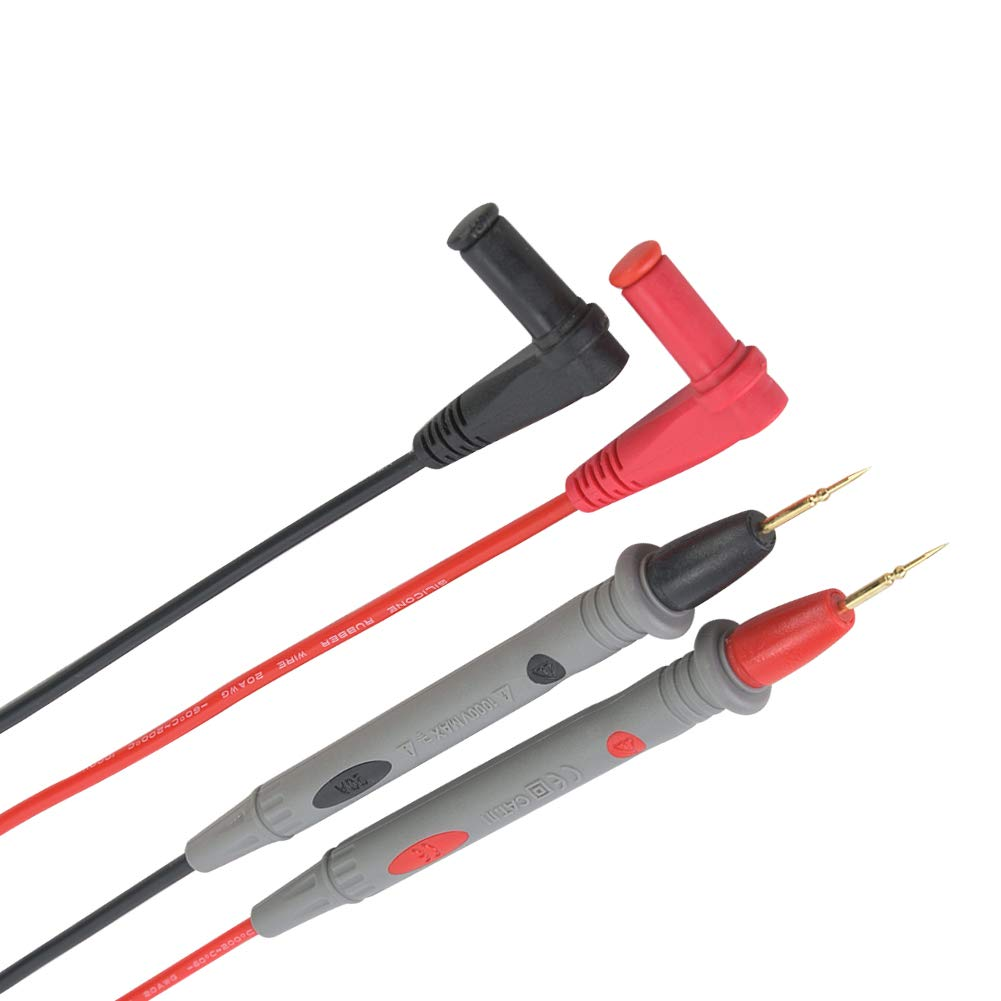 EVTSCAN Universal Multimeter Test Leads with Gold-Plated Probe Tips Kit, CAT III 1000V 20A, for Digital Multimeter Measurements, Electrical Testing image number 6