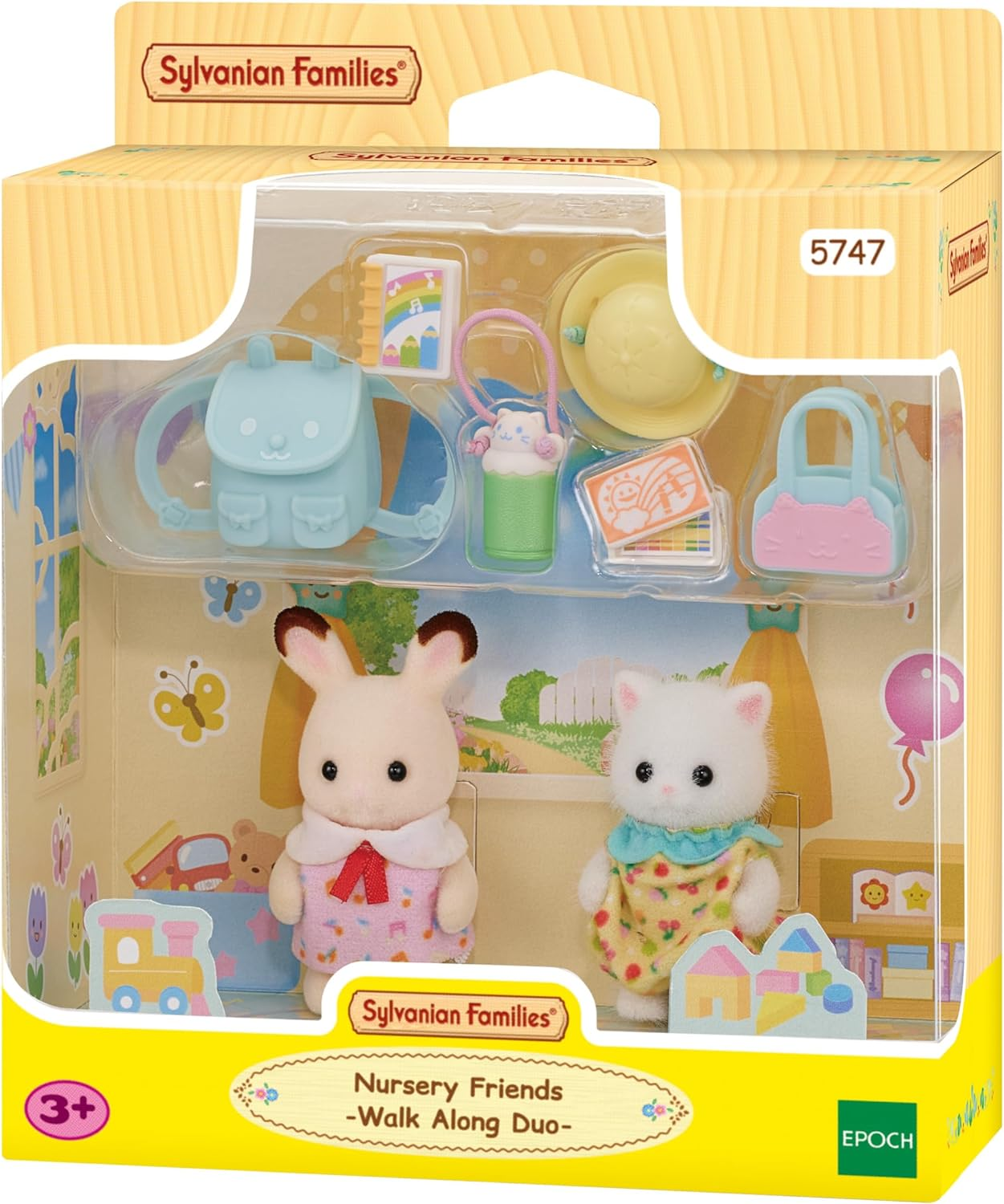 Sylvanian Families - Nursery Friends -Walk along Duo