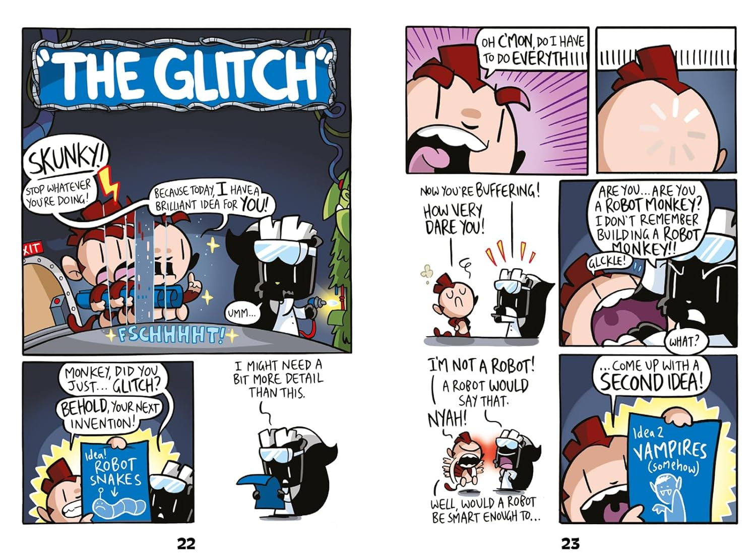 Bunny Vs Monkey: the Great Big Glitch (A Phoenix Comic Book, from the Multi-Million-Selling Creative Genius Jamie Smart) image number 3