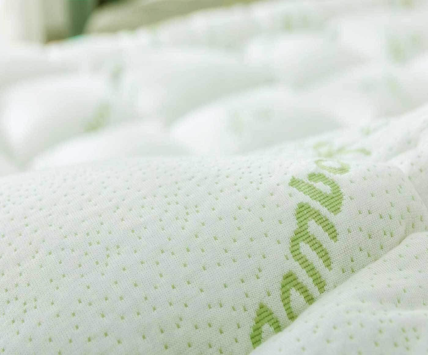 Luxton Breathable Bamboo Mattress Topper 1000GSM, Soft Bamboo Pillowtop, Washable Hypoallergenic Fully Fitted Mattress Topper with 40Cm Fitted Shirt (King Size) image number 2