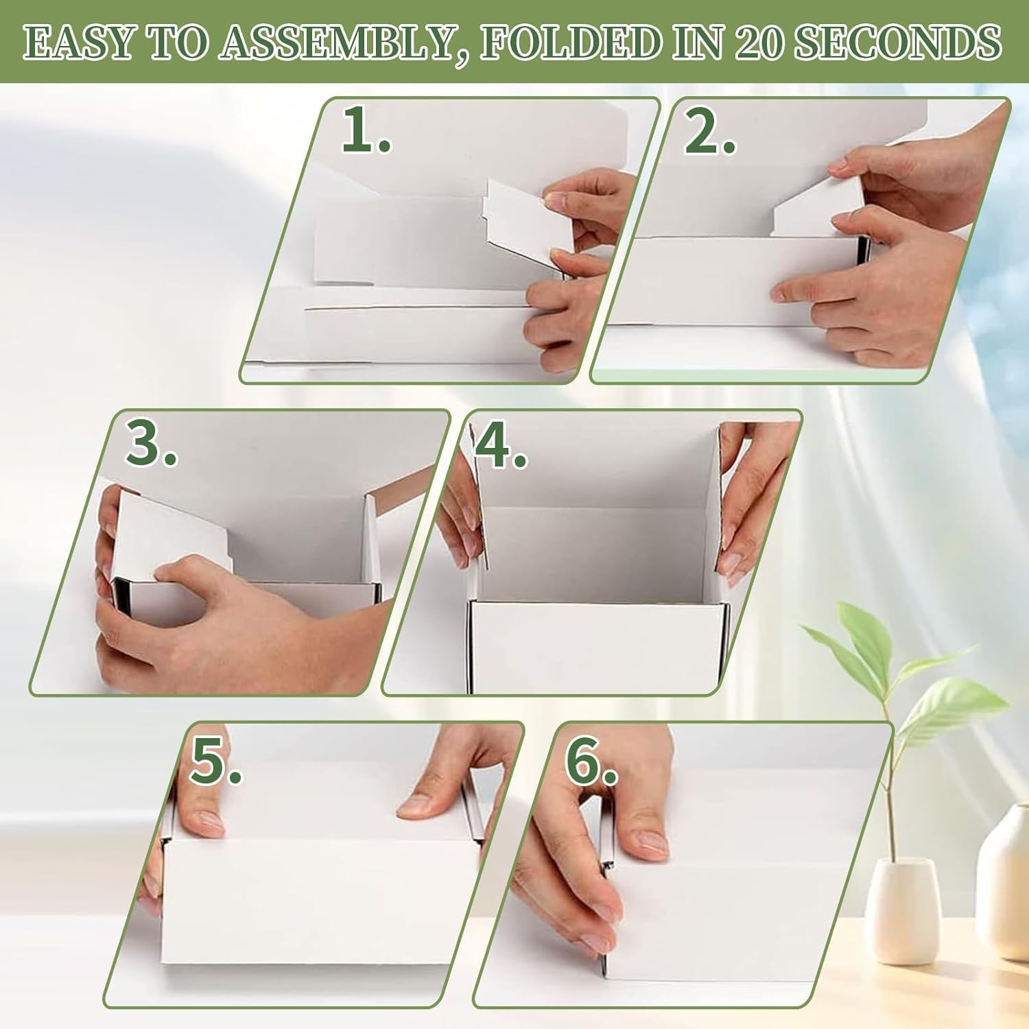 30 Pcs Double-Sided White Corrugated Cardboard Shipping Cartons 150X100X40Mm/Ea, Small Packet Shipping Boxes, Small Parcel Cartons, Packaging Mailing Boxes for Business Posting Storing Gift (White) image number 3