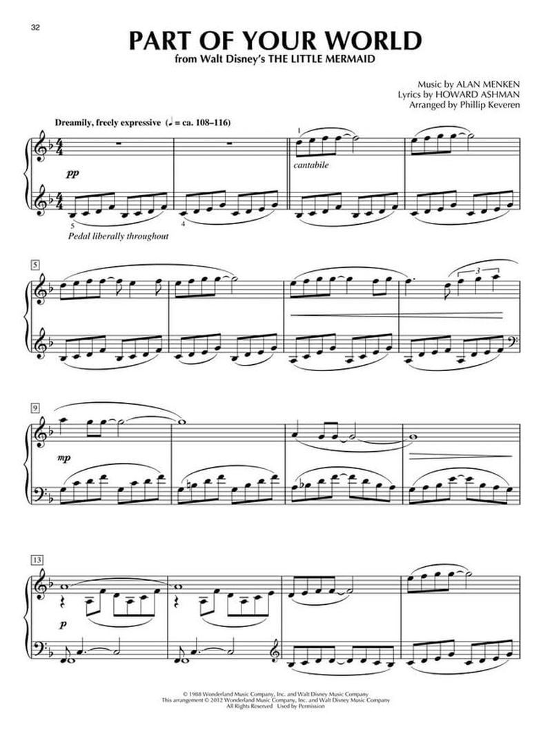 More Disney Songs for Classical Piano - the Phillip Keveren Series: Arr. Phillip Keveren the Phillip Keveren Series Piano Solo image number 1