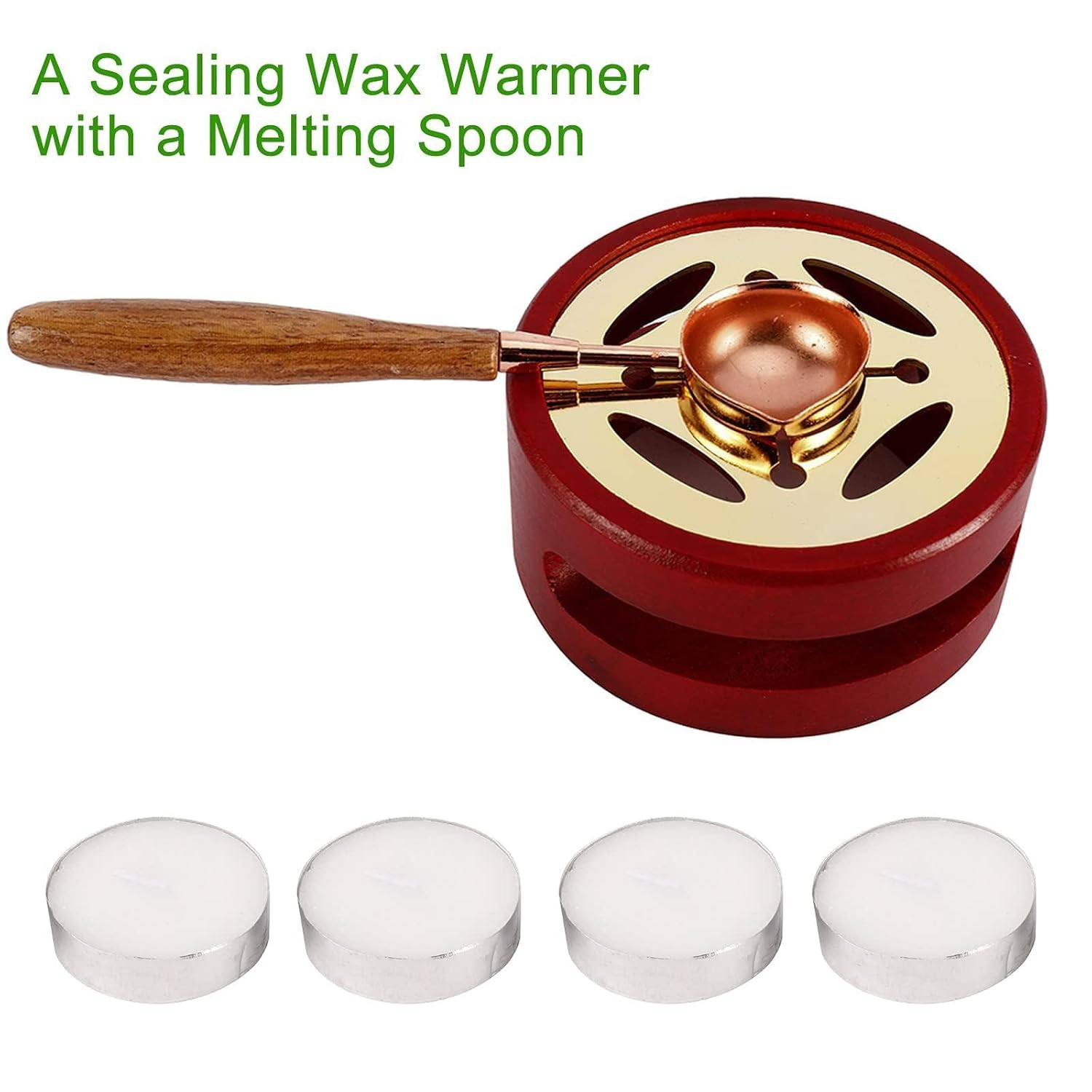 620Pcs Wax Seal Stamp Kit, Wax Seal Set with Wax Seal Beads, Sealing Wax Warmer, Vintage Envelopes, Wax Stamp and Metal Pen, Sealing Wax for Invitations, Cards, Envelopes, Gift Wrapping image number 6