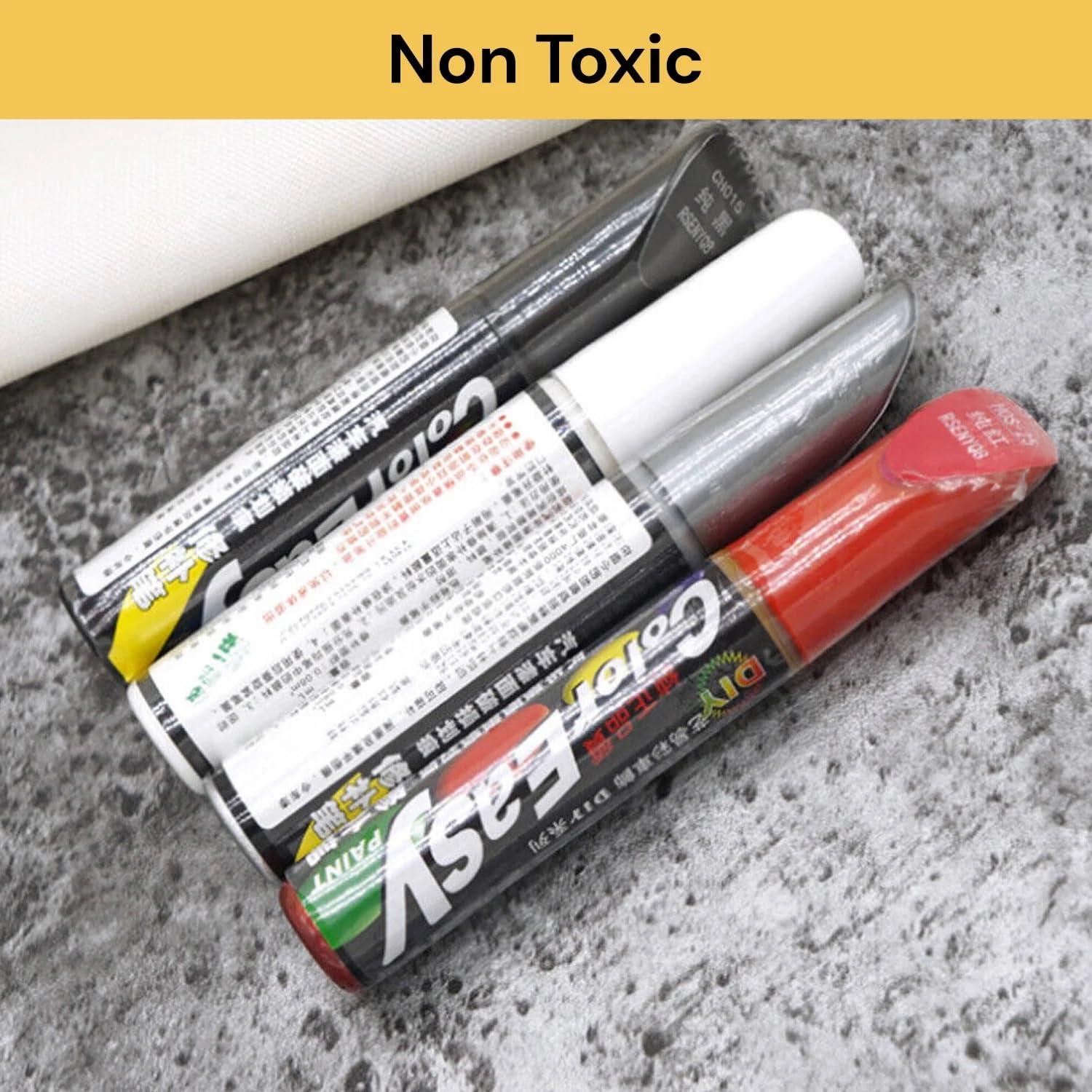 EZONEDEAL Car Scratch Removal for Deep Scratches - Auto Touch-Up Paint Black - Car Paint Repair (Black) - Black image number 3