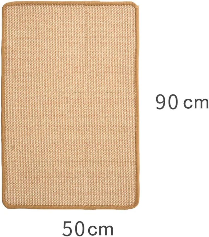 Cat Scratching Mat, Natural Sisal Cat Scratch Mats, Horizontal Cat Floor Scratching Pad Rug, Protect Carpets and Sofas,Xxl image number 3