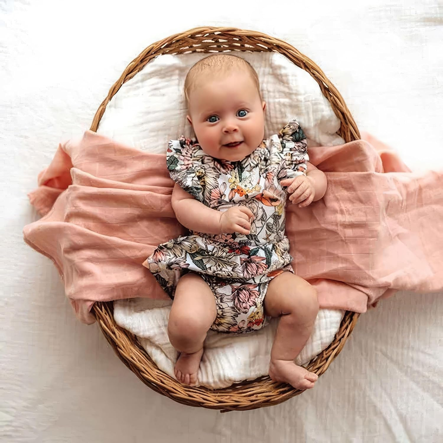 Snuggle Hunny Cotton Baby Dress - Soft, Stretchy, Perfect for Crawling and Walking Toddler Dress image number 4