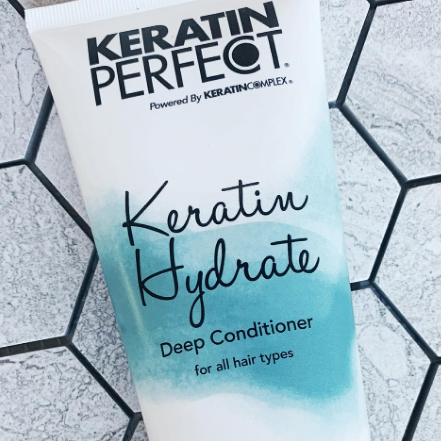 Keratin Perfect Hydrate Deep Conditioner Masque for All Hair Types, Boosts Moisture, Prevent Breakage, 7 Oz White image number 1