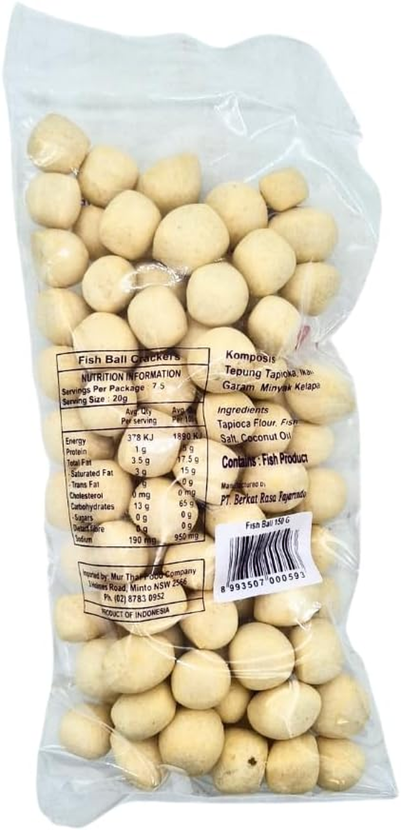 Rotary Fish Balls Crackers 150G image number 2