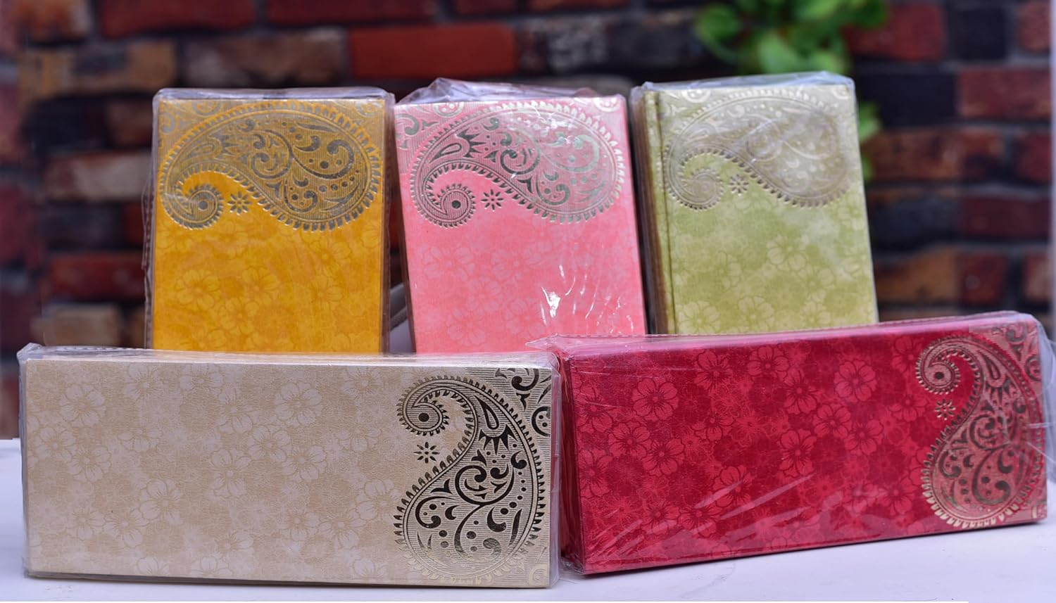 Elegant Money Gifting Envelopes Pack of 25 Cash Holder Designer Lifafa for Weddings, Invitations, Gift of Prosperity Multi Color image number 5