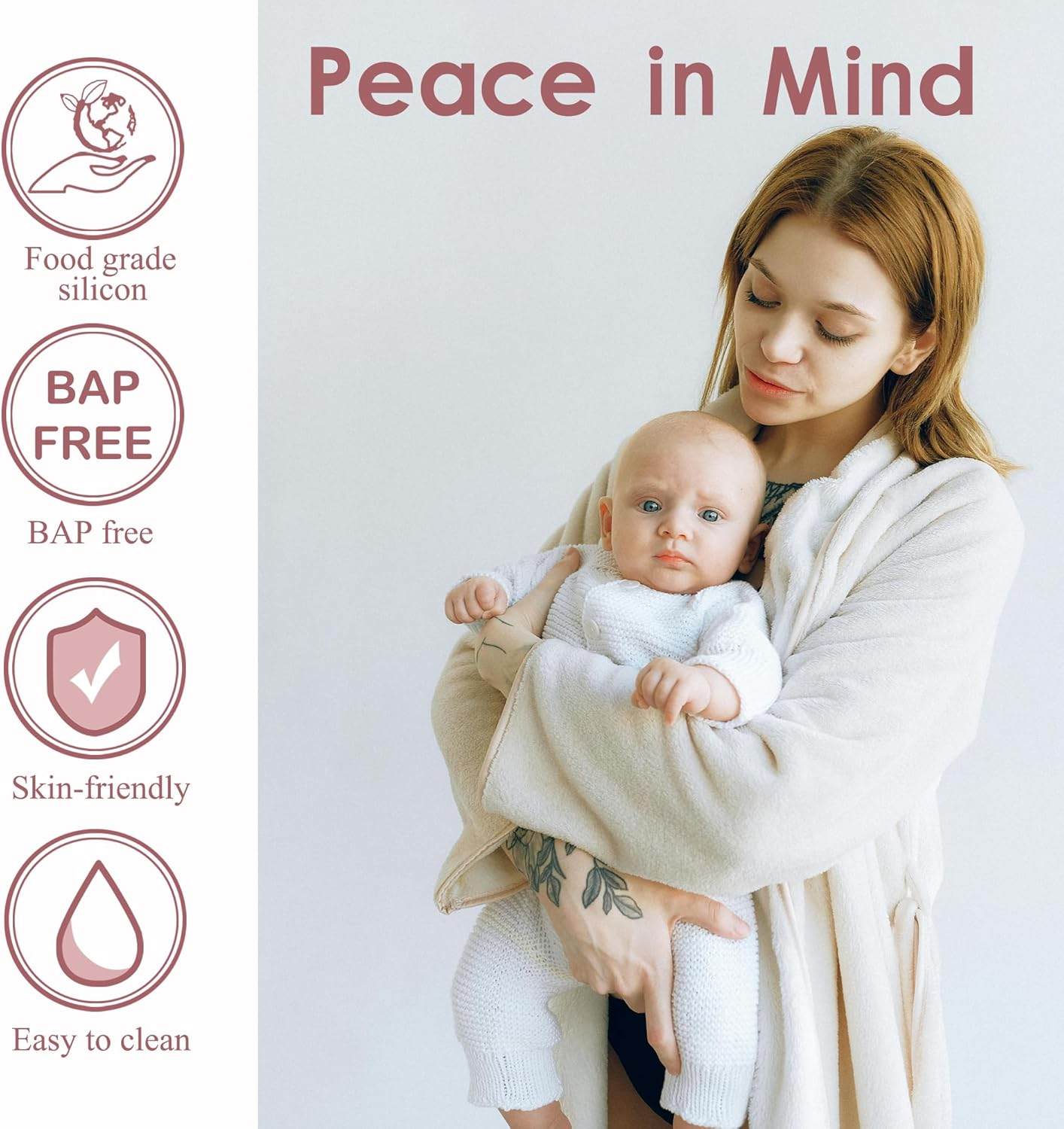 Flange Insert 19/21Mm for Momcozy M5 M6 M9 V1 Pro V2 Pro S12 Pro S9 Pro, Compatible with Elvie/Spectra/Willow Go/Paruu Breast Pump, Replacement Accessories, 4PCS image number 2