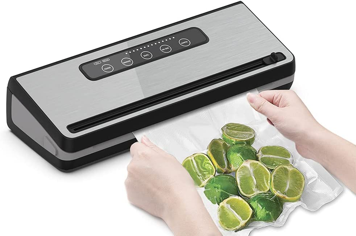Healthy Choice Vacuum Sealer Sealing Machine - Premium Quality, Automatic Operation, Compact, Durable, Lightweight - Locks in Freshness & Flavors for Meats, Veggies, Fish, and More image number 6