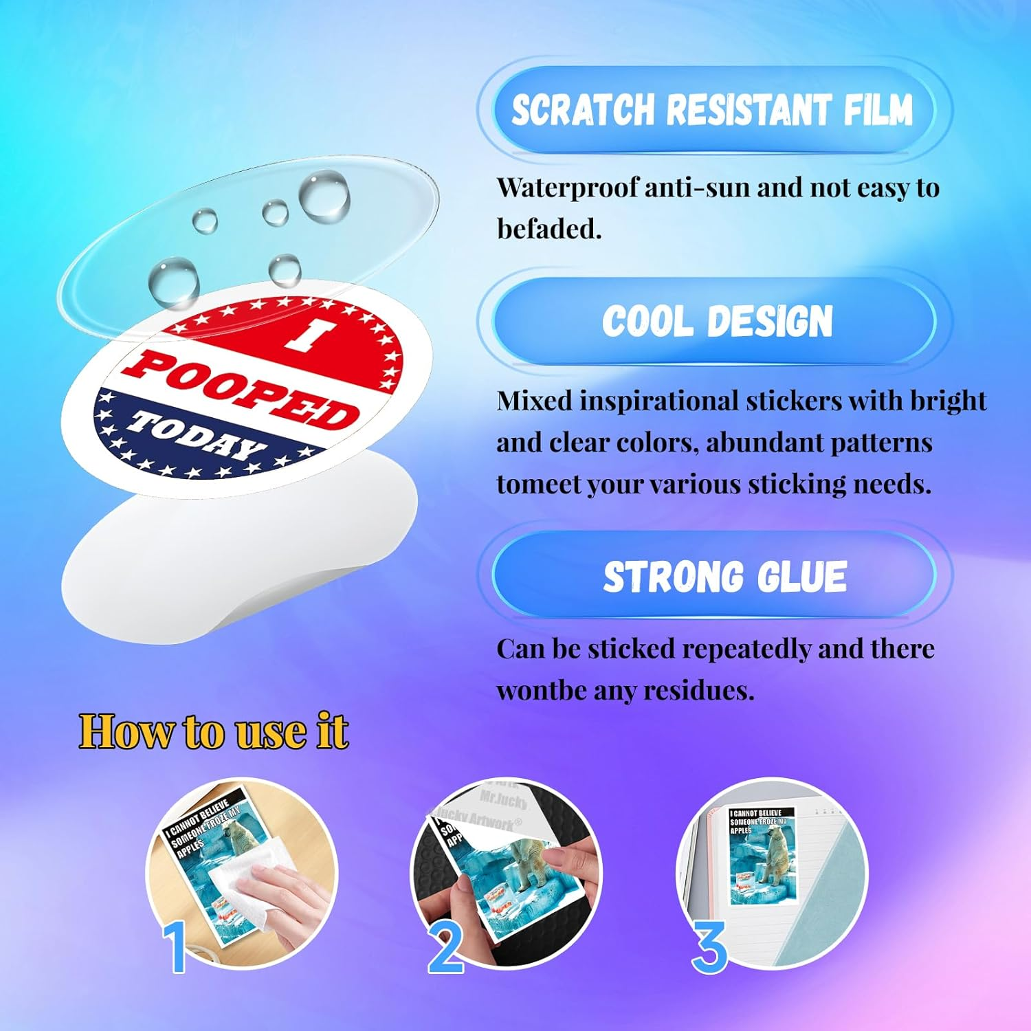 Meme Stickers/Meme Reward Stickers for Teachers 200Pcs No Repetition image number 2