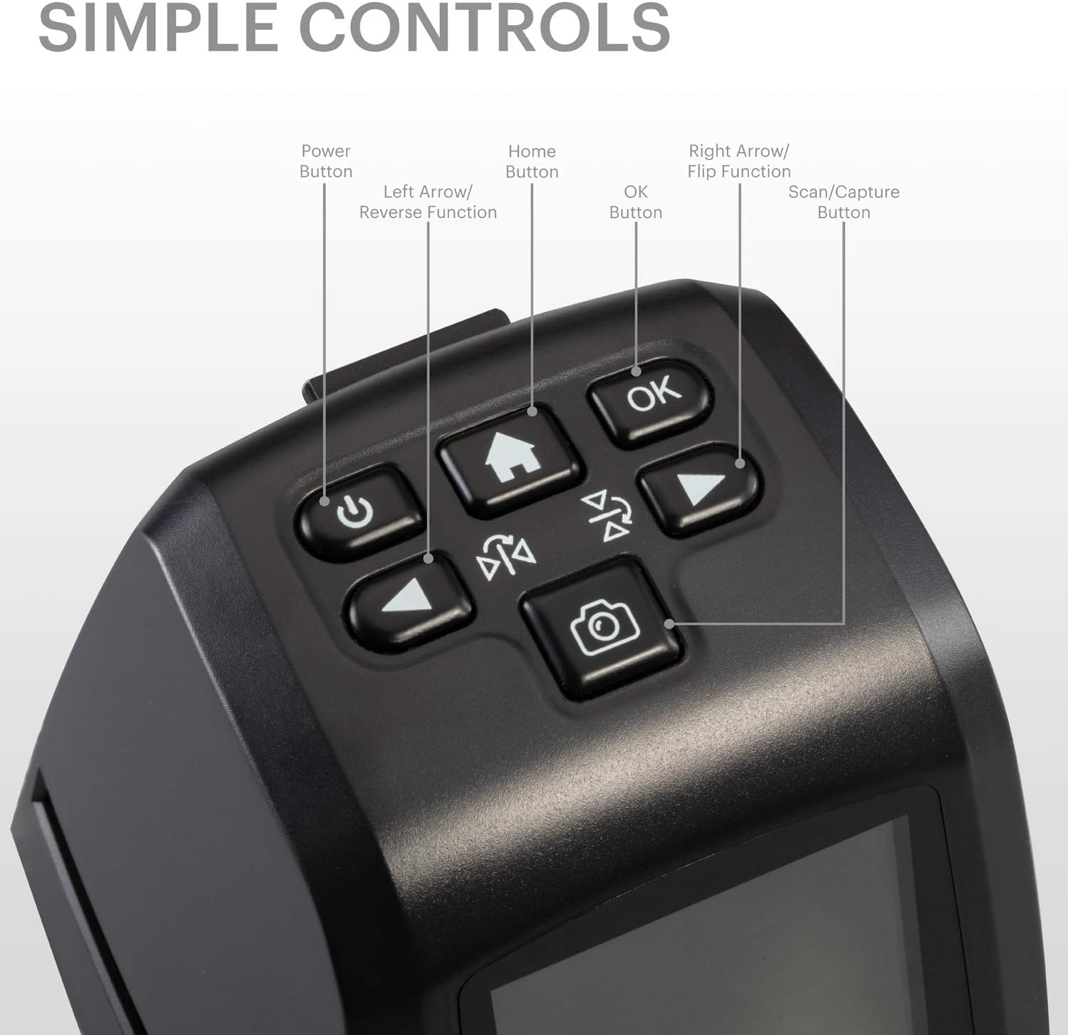 Kodak Mini Digital Film & Slide Scanner &ndash; Converts 35Mm, 126, 110, Super 8 & 8Mm Film Negatives & Slides to 22 Megapixel JPEG Images &ndash; Includes - 2.4 LCD Screen &ndash; Easy Load Film Adapters image number 2