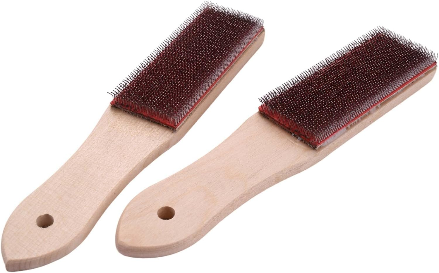MOUNAY File Card Brush Steel Card File Brush Cleaner Chip Metal Cleaning 8.26 Inch Length, 2 Pieces image number 1